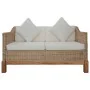 Juego de sofás con cojines 2 piezas ratán natural von , Sofas - Ref: Foro24-278615, Preis: 1,00 €, Rabatt: -5%%