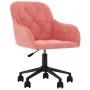 Silla de oficina giratoria de terciopelo rosa von , Bürostühle - Ref: Foro24-344871, Preis: 98,06 €, Rabatt: -5%%
