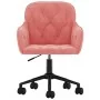Silla de oficina giratoria de terciopelo rosa von , Bürostühle - Ref: Foro24-344871, Preis: 98,06 €, Rabatt: -5%%