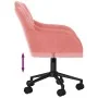Silla de oficina giratoria de terciopelo rosa von , Bürostühle - Ref: Foro24-344871, Preis: 98,06 €, Rabatt: -5%%