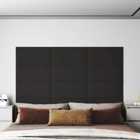 Paneles de pared 12 uds terciopelo negro 60x30 cm 2,16 m² de , Recubrimiento de paredes - Ref: Foro24-343868, Precio: 67,97 €...