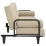 Sofá cama con reposabrazos tela color crema de , Sofás - Ref: Foro24-351940, Precio: 262,76 €, Descuento: -5%%