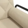 Sofá cama con reposabrazos tela color crema de , Sofás - Ref: Foro24-351940, Precio: 262,76 €, Descuento: -5%%