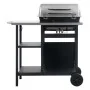 Barbacoa portátil de gas con mesita 3 estantes negro y plateado | Foro24.es | Tu tienda online para hogar, jardín y más Foro24.es