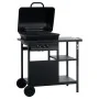 Barbacoa portátil de gas con mesita de 3 estantes negro von , Grillen - Ref: Foro24-3051180, Preis: 159,79 €, Rabatt: -5%%