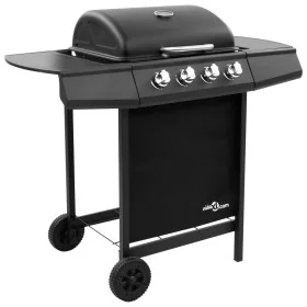 Comprar Barbacoa de gas con 4 fogones negra