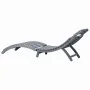 Tumbona con cojín madera maciza de acacia gris by , Loungers - Ref: Foro24-3064052, Price: 149,88 €, Discount: -5%%