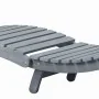 Tumbona con cojín madera maciza de acacia gris by , Loungers - Ref: Foro24-3064052, Price: 149,88 €, Discount: -5%%