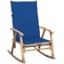 Silla mecedora con cojín bambú von , Gartenstühle - Ref: Foro24-3063913, Preis: 139,00 €, Rabatt: -5%%