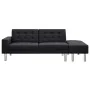 Sofá cama cuero sintético negro de , Sofás - Ref: Foro24-244304, Precio: 270,96 €, Descuento: -5%%