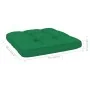 Silla de jardín y cojines verde madera pino impregnada von , Gartenstühle - Ref: Foro24-3065746, Preis: 174,16 €, Rabatt: -5%%
