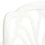 Mesa y sillas de bistró 3 piezas aluminio fundido blanco von , Gartensets - Ref: Foro24-3070573, Preis: 492,02 €, Rabatt: -5%%