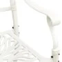 Mesa y sillas de bistró 3 piezas aluminio fundido blanco von , Gartensets - Ref: Foro24-3070573, Preis: 492,02 €, Rabatt: -5%%