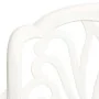 Mesa y sillas de bistró 3 piezas aluminio fundido blanco von , Gartensets - Ref: Foro24-3070567, Preis: 410,60 €, Rabatt: -5%%