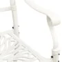 Mesa y sillas de bistró 3 piezas aluminio fundido blanco von , Gartensets - Ref: Foro24-3070567, Preis: 410,60 €, Rabatt: -5%%