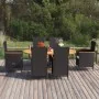 Juego de comedor de jardín 7 piezas ratán sintético negro von , Gartensets - Ref: Foro24-3070766, Preis: 1,00 €, Rabatt: -5%%