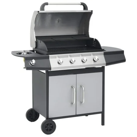 Barbacoa grill de gas 4+1 quemadores negra y plateada von , Grillen - Ref: Foro24-3072536, Preis: 451,41 €, Rabatt: -5%%