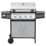 Barbacoa grill de gas 4+1 quemadores negra y plateada von , Grillen - Ref: Foro24-3072536, Preis: 451,41 €, Rabatt: -5%%