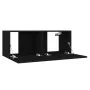 Set de muebles de salón TV 3 pzas madera de ingeniería negro de , Muebles TV - Ref: Foro24-3078763, Precio: 121,81 €, Descuen...