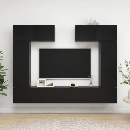 Set de muebles de salón TV 6 piezas madera de ingeniería negro von , TV-Möbel - Ref: Foro24-3078804, Preis: 290,78 €, Rabatt:...