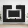 Set de muebles de salón TV 6 piezas madera de ingeniería negro von , TV-Möbel - Ref: Foro24-3078804, Preis: 290,78 €, Rabatt:...