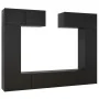 Set de muebles de salón TV 6 piezas madera de ingeniería negro von , TV-Möbel - Ref: Foro24-3078804, Preis: 290,78 €, Rabatt:...