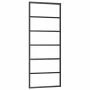 Puerta corredera con herrajes ESG vidrio y aluminio 76x205 cm von , Türen - Ref: Foro24-3081950, Preis: 191,17 €, Rabatt: -5%%