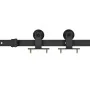 Puerta corredera con herrajes ESG vidrio y aluminio 76x205 cm von , Türen - Ref: Foro24-3081950, Preis: 191,17 €, Rabatt: -5%%