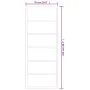 Puerta corredera con herrajes ESG vidrio y aluminio 76x205 cm von , Türen - Ref: Foro24-3081950, Preis: 191,17 €, Rabatt: -5%%