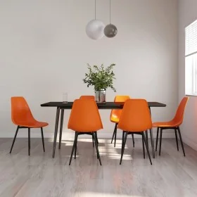Sillas de comedor 6 unidades PP naranja de , Sillas de comedor - Ref: Foro24-3082350, Precio: 226,55 €, Descuento: -5%%
