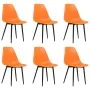 Sillas de comedor 6 unidades PP naranja de , Sillas de comedor - Ref: Foro24-3082350, Precio: 226,55 €, Descuento: -5%%