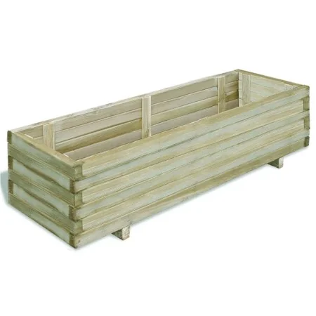 Arriate rectangular madera 120x40x30 cm by , Pots and planters - Ref: Foro24-41661, Price: 86,15 €, Discount: -5%%