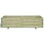 Arriate rectangular madera 120x40x30 cm by , Pots and planters - Ref: Foro24-41661, Price: 86,15 €, Discount: -5%%
