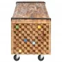 Mueble para TV madera teca macizo 110x30x32,5 cm by , TV Furniture - Ref: Foro24-326173, Price: 109,41 €, Discount: -5%%