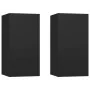 Muebles para TV 2 uds madera contrachapada negro 30,5x30x60 cm | Foro24.es | Tu tienda online para hogar, jardín y más Foro24.es