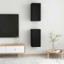 Muebles para TV 2 uds madera contrachapada negro 30,5x30x60 cm | Foro24.es | Tu tienda online para hogar, jardín y más Foro24.es