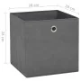 Cajas de almacenaje 10 uds tela no tejida gris 28x28x28 cm von , Aufbewahrungskörbe - Ref: Foro24-325193, Preis: 41,65 €, Rab...