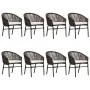 Juego de comedor de jardín 9 piezas marrón von , Gartensets - Ref: Foro24-3099232, Preis: 1,00 €, Rabatt: -5%%