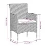 Juego de comedor para jardín 9 piezas con cojines beige y negro by , Garden sets - Ref: Foro24-3099298, Price: 791,44 €, Disc...