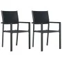 Juego de comedor para jardín 7 piezas blanco y negro by , Garden sets - Ref: Foro24-3099279, Price: 499,13 €, Discount: -5%%