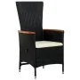Juego de comedor de jardín 7 piezas con cojines negro von , Gartensets - Ref: Foro24-3099446, Preis: 878,90 €, Rabatt: -5%%