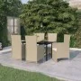 Juego de comedor de jardín 7 piezas con cojines beige by , Garden sets - Ref: Foro24-3099465, Price: 818,27 €, Discount: -5%%