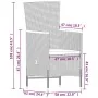 Juego de comedor de jardín 7 piezas con cojines negro von , Gartensets - Ref: Foro24-3099467, Preis: 872,97 €, Rabatt: -5%%