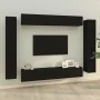 Set de muebles para TV 8 piezas madera contrachapada negro von , TV-Möbel - Ref: Foro24-3114295, Preis: 394,70 €, Rabatt: -5%%