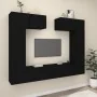 Set de muebles para TV 6 piezas madera contrachapada negro von , TV-Möbel - Ref: Foro24-3114463, Preis: 257,05 €, Rabatt: -5%%