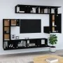Mueble de pared para TV madera contrachapada negro von , TV-Möbel - Ref: Foro24-3114591, Preis: 354,93 €, Rabatt: -5%%