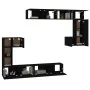 Mueble de pared para TV madera contrachapada negro von , TV-Möbel - Ref: Foro24-3114591, Preis: 354,93 €, Rabatt: -5%%