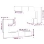 Mueble de pared para TV madera contrachapada negro von , TV-Möbel - Ref: Foro24-3114591, Preis: 354,93 €, Rabatt: -5%%