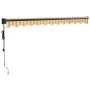 Toldo retráctil automático amarillo y blanco 3,5x2,5 m | Foro24.es | Tu tienda online para hogar, jardín y más Foro24.es