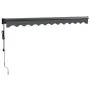Toldo retráctil automático gris antracita 3x2,5 m by , Awnings - Ref: Foro24-3154511, Price: 279,59 €, Discount: -5%%